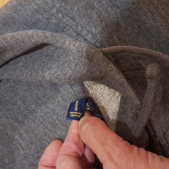 Tuxedo Polo Bear By Ralph Lauren Hoodie Mens Size Large Preppy Classic Casual - Picture 5 of 9